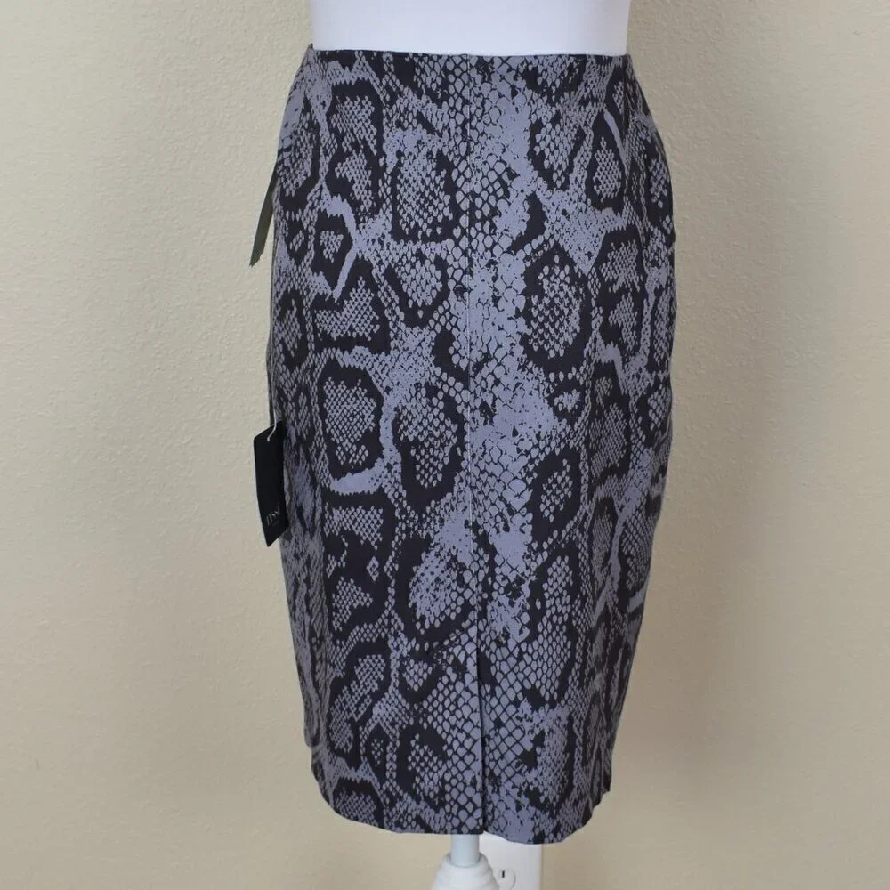 Stitch Fix Lysse Charity Pencil Skirt Snake Print NEW - S